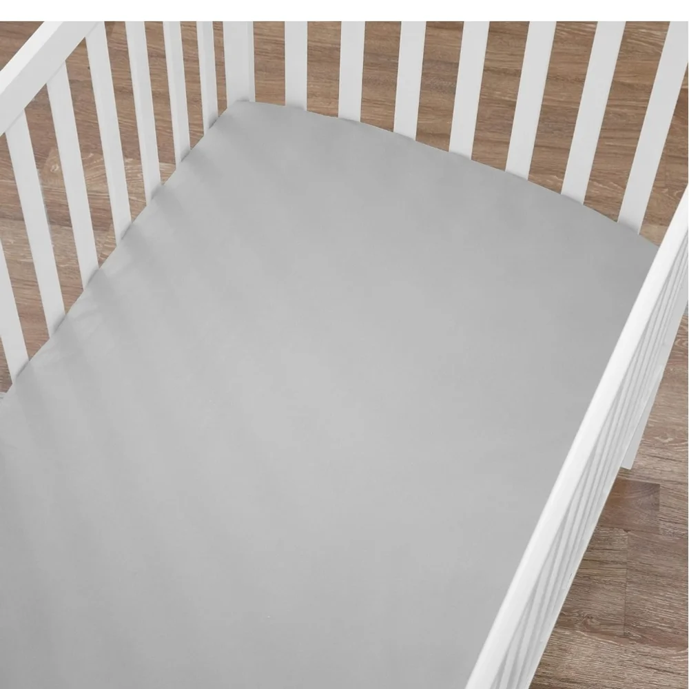 100% Cotton Knitted Jersey Mini Crib Sheet